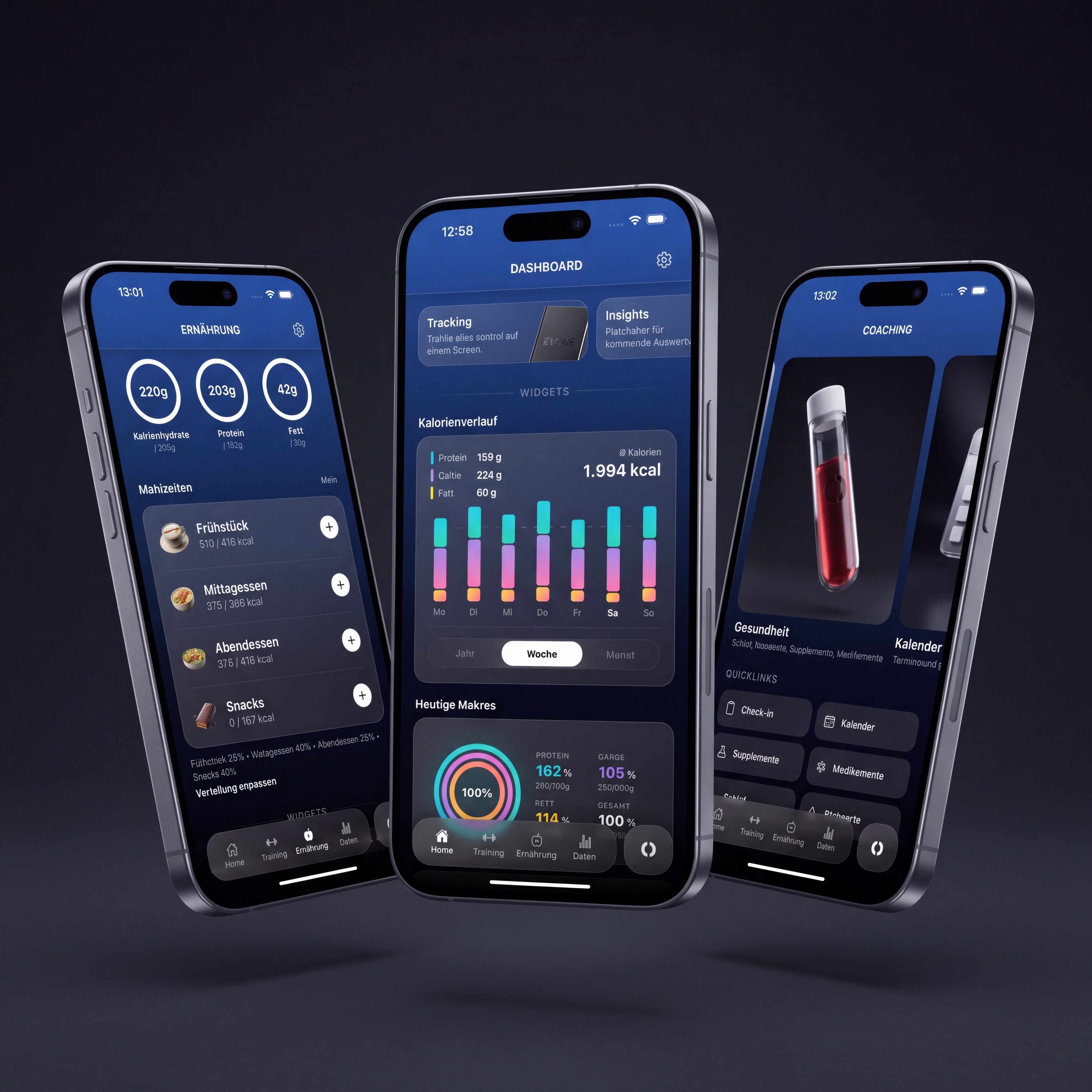 EVO ONE App Screens